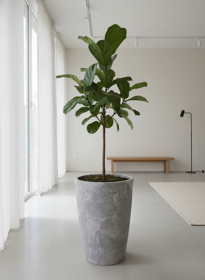 Vaso terracota artesanal Zahura A, feito à mão Portugal. Design natural e decoração sustentável. Perfeito nos estilos Japandi, minimalista, rústico, farmhouse e moderno e wabi-sabi. Decoração de interiores; design biofílico;