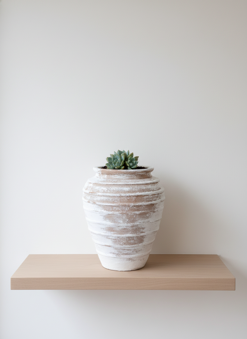 Vaso terracota artesanal Marua D feito à mão Portugal, decoração wabi-sabi, minimalista, rústico, mediterrânico, e outras. Decoração e design de interiores; decoração e design biofílico;