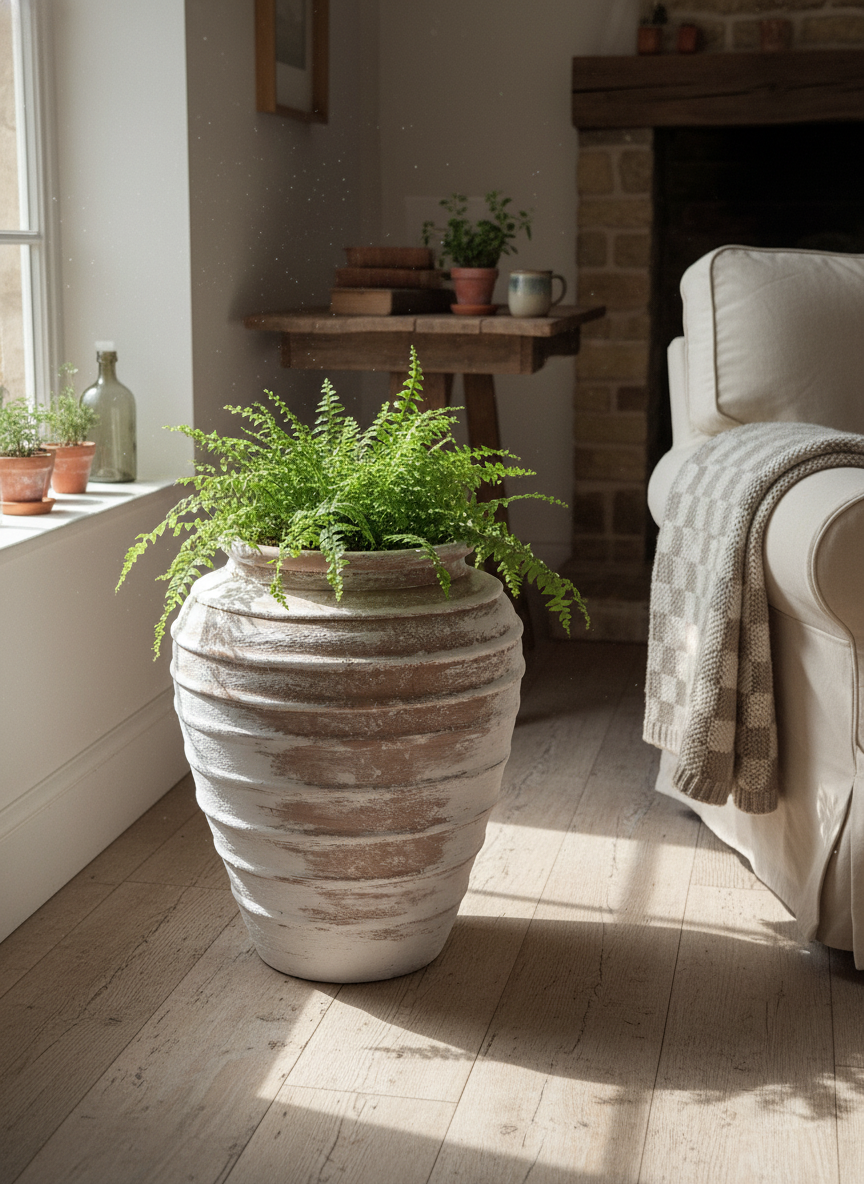 Vaso terracota artesanal Marua D feito à mão Portugal, decoração wabi-sabi, minimalista, rústico, mediterrânico, e outras. Decoração e design de interiores; decoração e design biofílico;