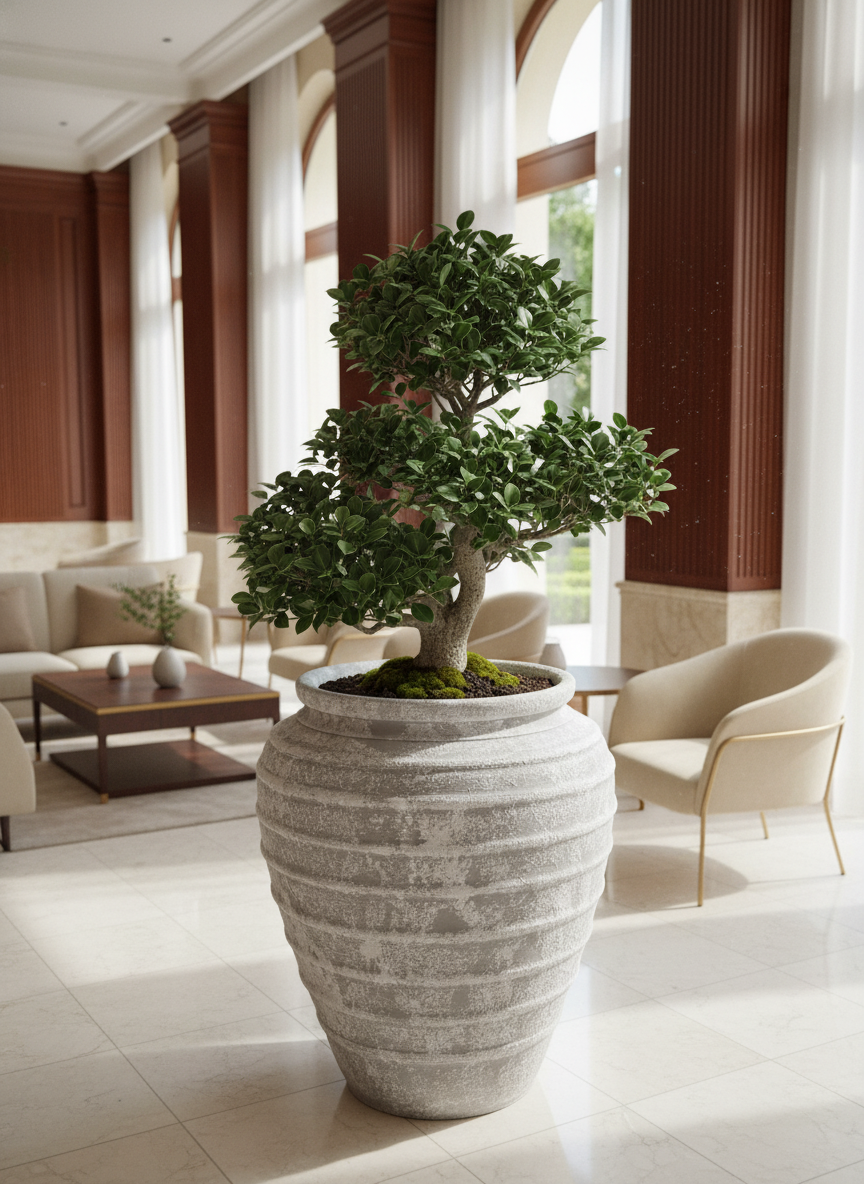 Vaso terracota artesanal Marua E feito à mão Portugal. Decoração e design biofílico; Decoração nos estilos wabi-sabi, Japandi, minimalista, rústico, mediterrânico, farmehouse, cottage. Design de interiores; 