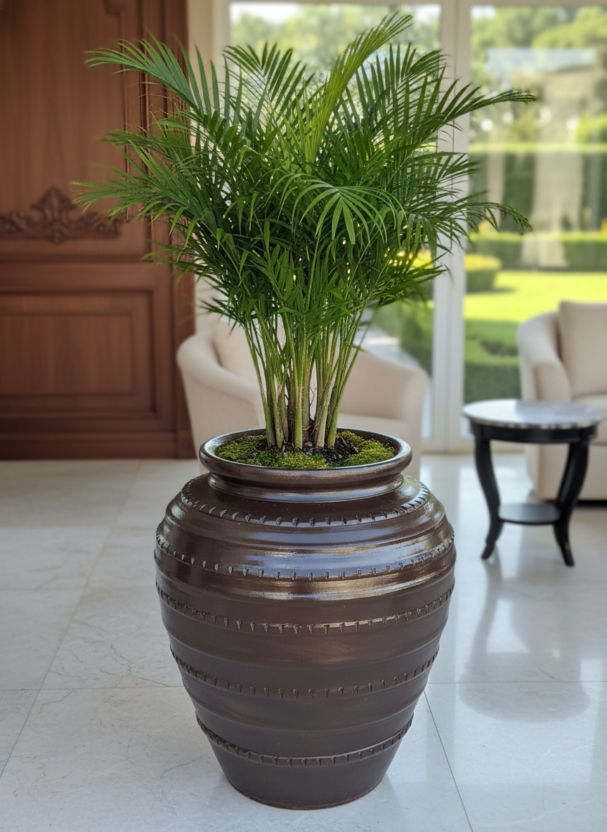 Vaso terracota artesanal feito à mão em Portugal, decoração moderna, Japandi, minimalista, rústico, mediterrânico, farmhouse, cottagecore. Decoração e design de interiores; decoração e design biofílico;