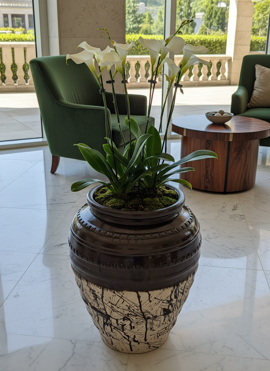 Vaso terracota artesanal feito à mão em Portugal, decoração moderna, Japandi, minimalista, rústico, mediterrânico, farmhouse, cottagecore. Decoração e design de interiores; decoração e design biofílico;