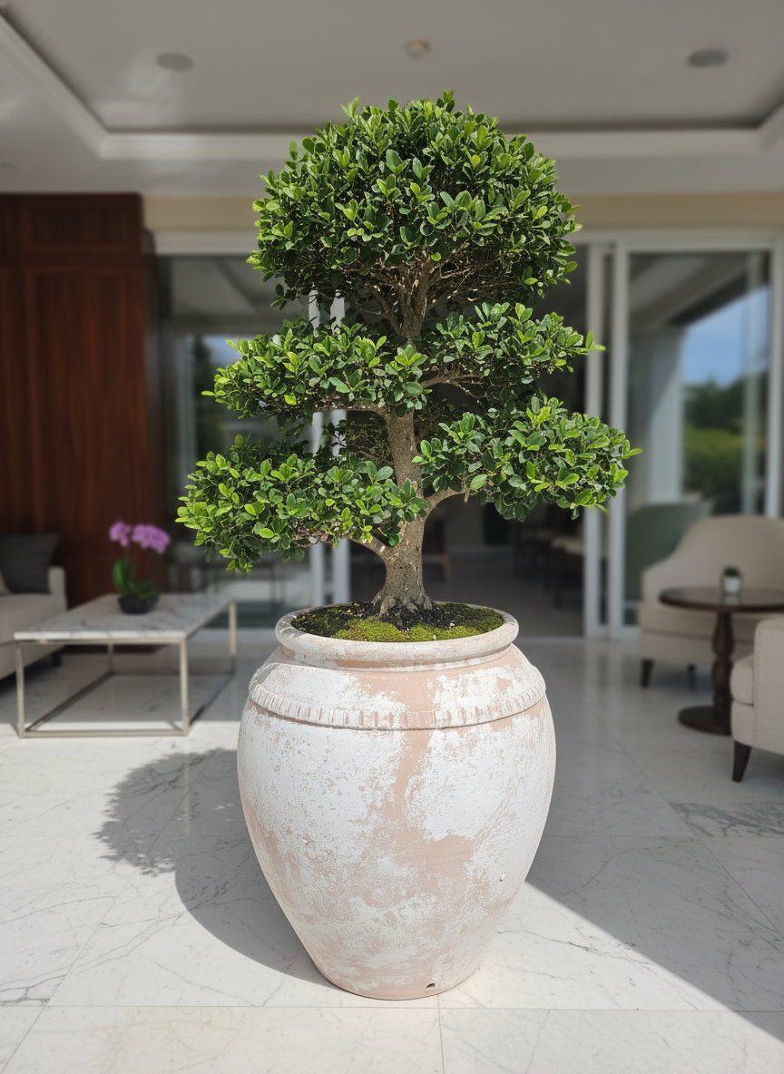 Vaso terracota artesanal Luma B feito à mão em Portugal, decoração wabi-sabi, minimalista, rústica, mediterrânica, cottagecore e farmhouse . Decoração e design de interiores; decoração e design biofílico;