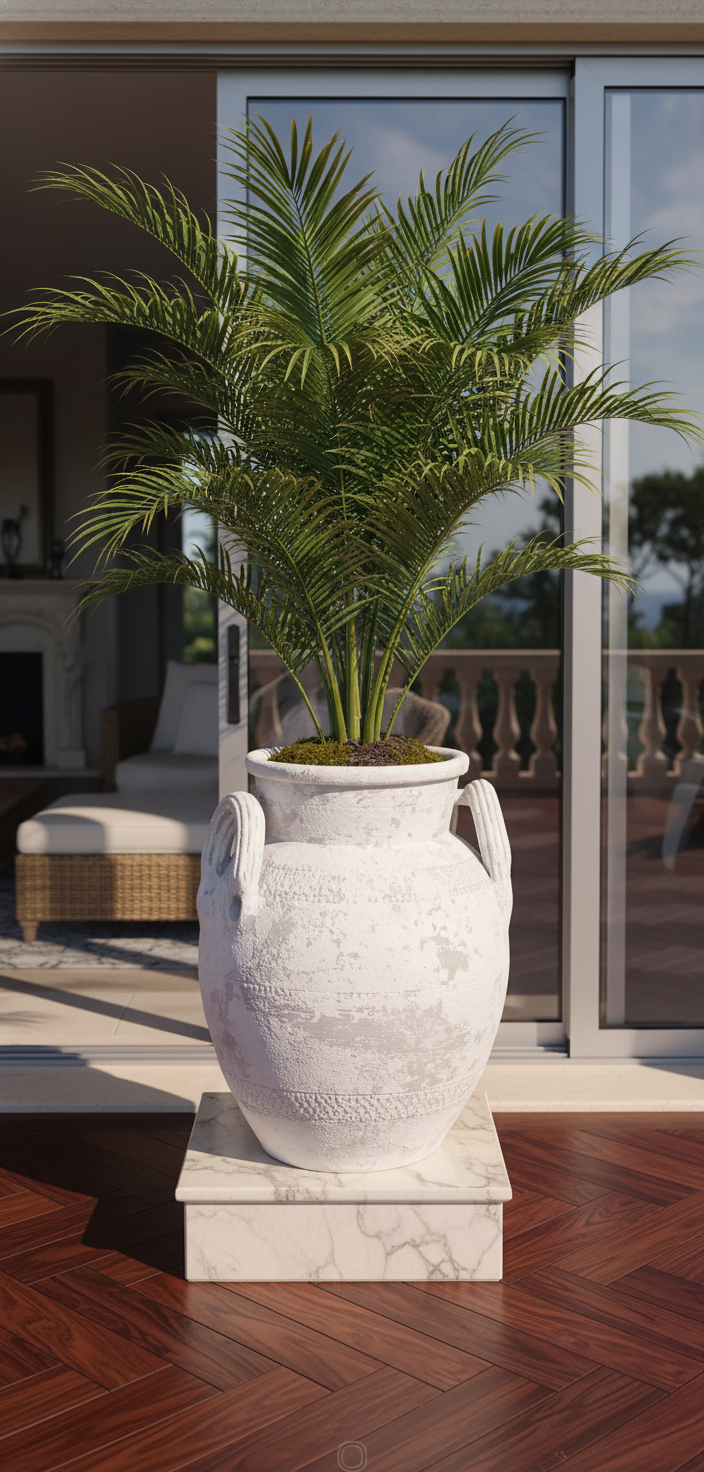 Vaso terracota artesanal Poteh C feito à mão Portugal. Decoração natural e sustentável nos estilos Japandi, minimalista, rústico, farmhouse e moderno e wabi-sabi. Design de interiores; design biofílico;