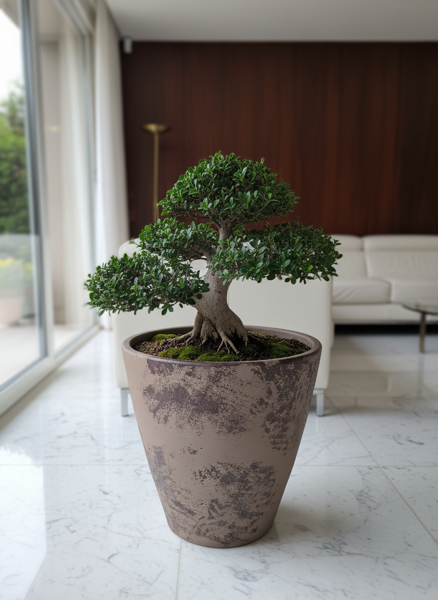 Vaso terracota artesanal Nura B feito à mão Portugal, decoração Japandi, minimalista, rústico, farmhouse e moderno. Decoração e design de interiores; decoração e design biofílico;