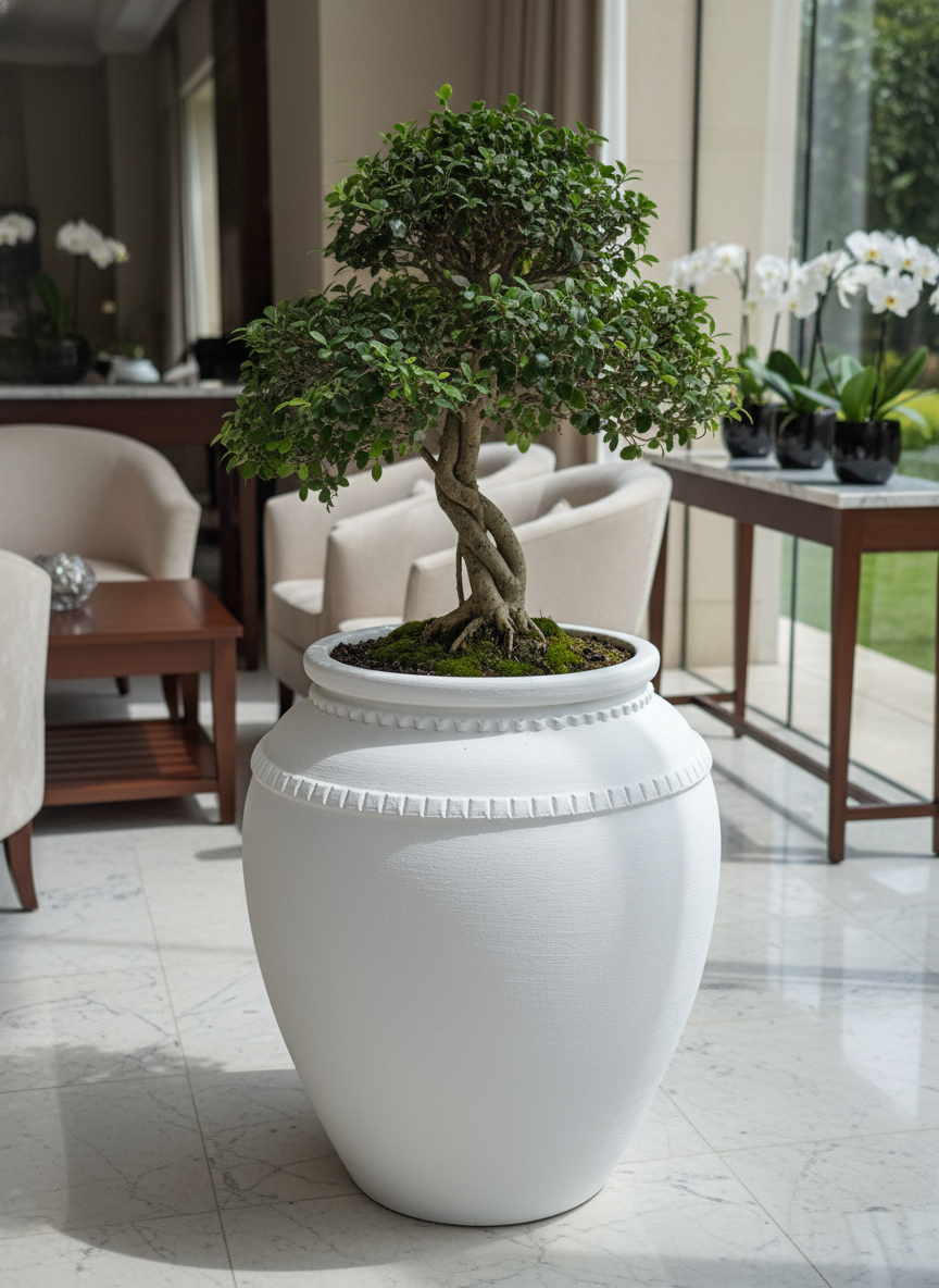 Vaso terracota artesanal Luma C feito à mão Portugal, decoração wabi-sabi, minimalista, rústico, mediterrânico, Japandi e farmehouse. Decoração e design de interiores; decoração e design biofílico;