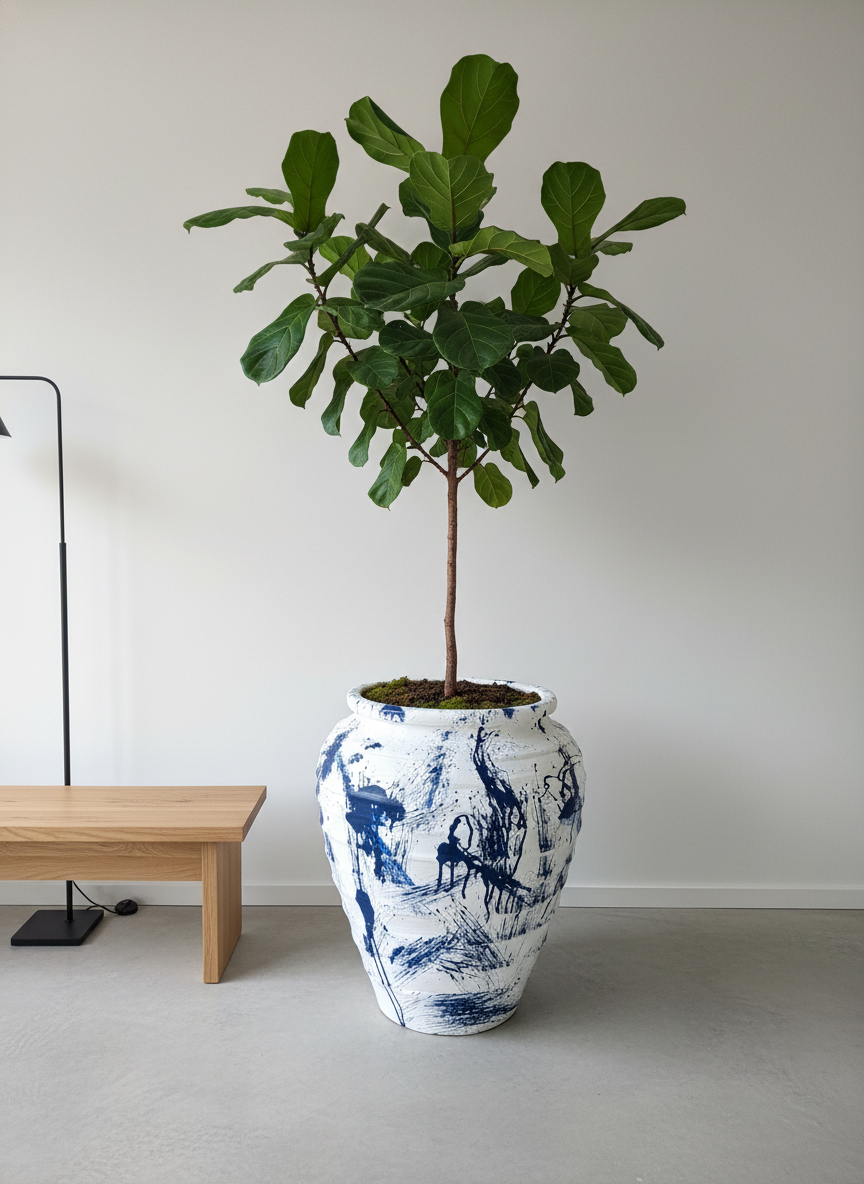 Vaso terracota artesanal Safi B feito à mão Portugal, decoração wabi-sabi, minimalista, rústico, mediterrânico, e outras. Decoração e design de interiores; decoração e design biofílico;