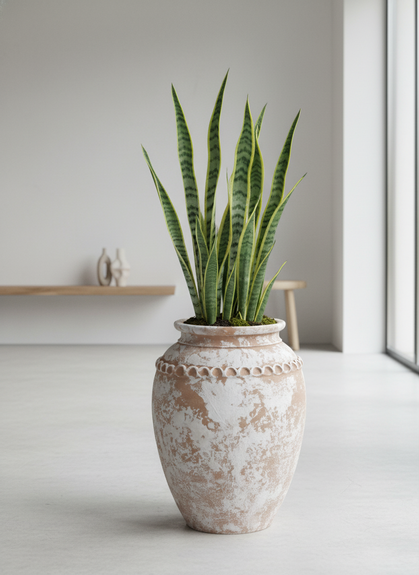 Vaso terracota artesanal Tamar B feito à mão Portugal, estilo wabi-sabi, minimalista, rústico, mediterrânico, Japandi e farmehouse. Decoração de interiores;  design biofílico;