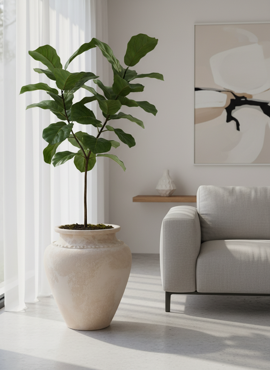 Vaso terracota artesanal Kora D feito à mão Portugal. Decoração e design biofílico; Decoração estilos wabi-sabi, minimalista, rústico, mediterrânico, farmehouse, cottage. Design de interiores; 