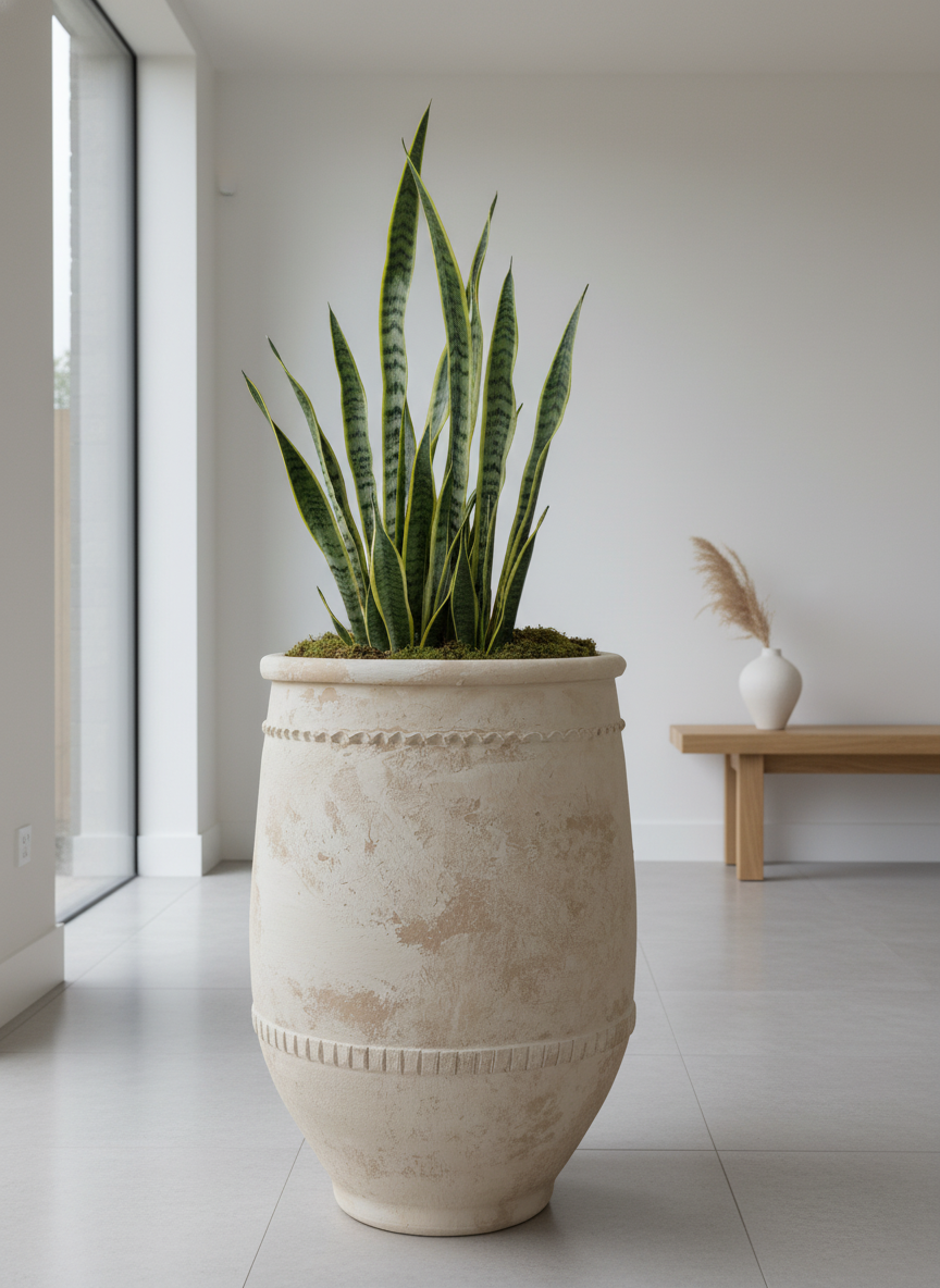 Vaso terracota artesanal Alba B feito à mão Portugal, decoração wabi-sabi, minimalista, rústico, mediterrânico, e outras. Decoração e design de interiores; decoração e design biofílico;