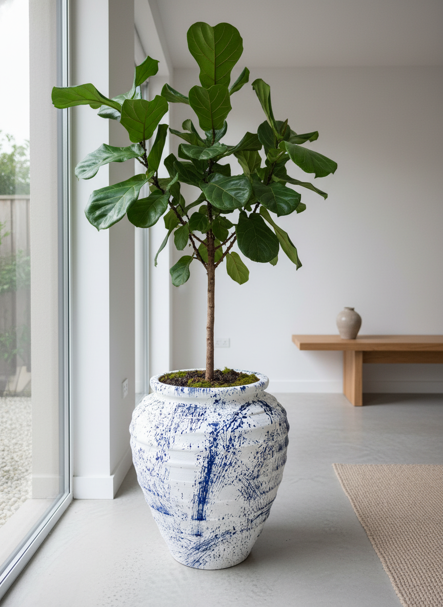 Vaso terracota artesanal feito à mão em Portugal, decoração Japandi, minimalista, rústico, mediterrânico, farmhouse, modern decor. Decoração e design de interiores; decoração e design biofílico;