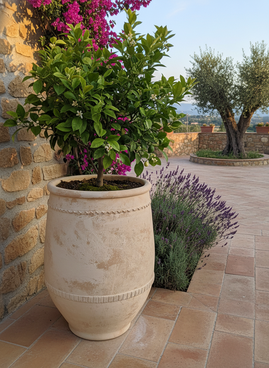 Vaso terracota artesanal Alba B feito à mão Portugal, decoração wabi-sabi, minimalista, rústico, mediterrânico, e outras. Decoração e design de interiores; decoração e design biofílico;