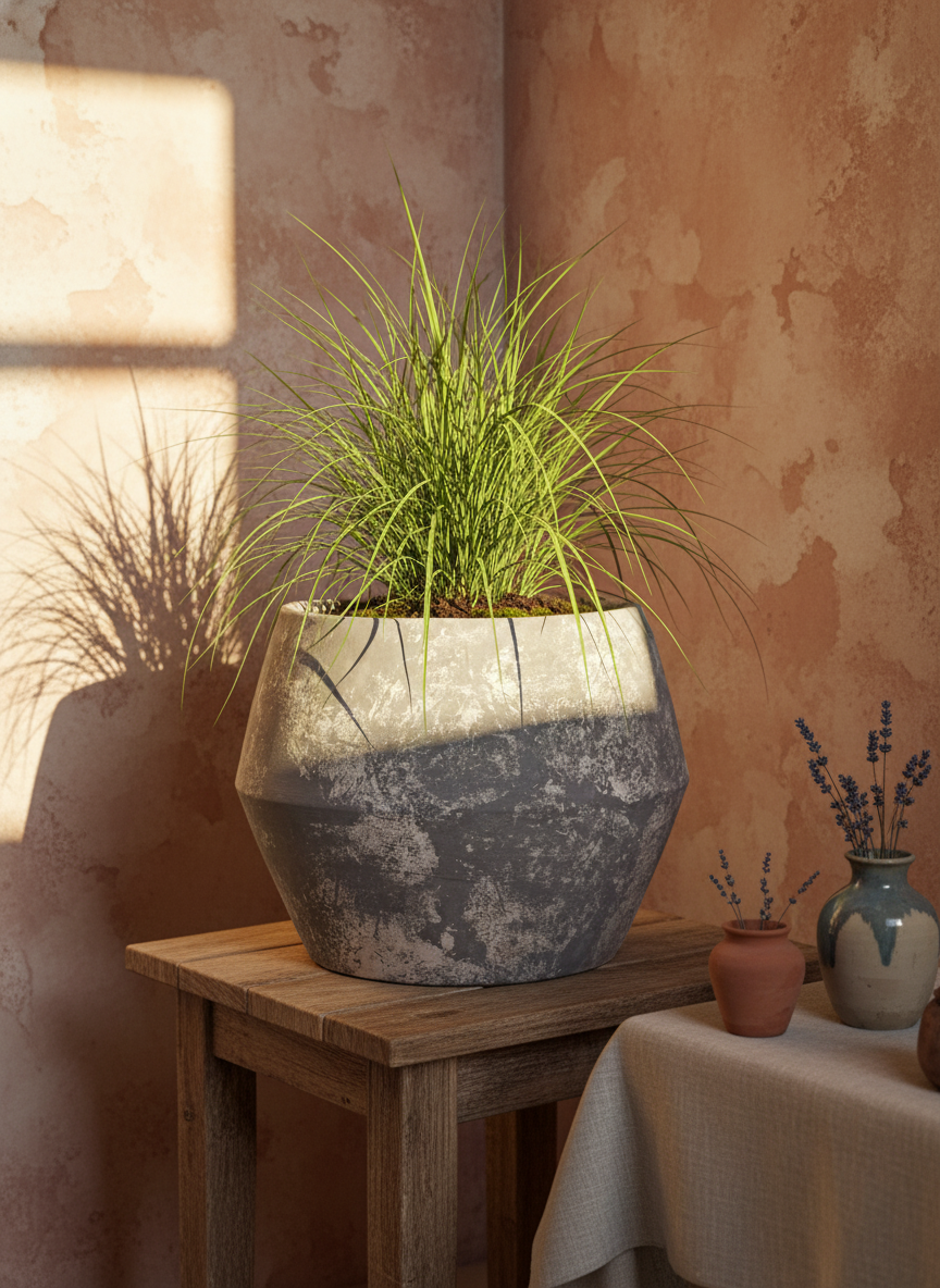 Vaso terracota artesanal Azura A feito à mão Portugal, decoração wabi-sabi, minimalista, rústico, mediterrânico, e outras. Decoração e design de interiores; decoração e design biofílico; 