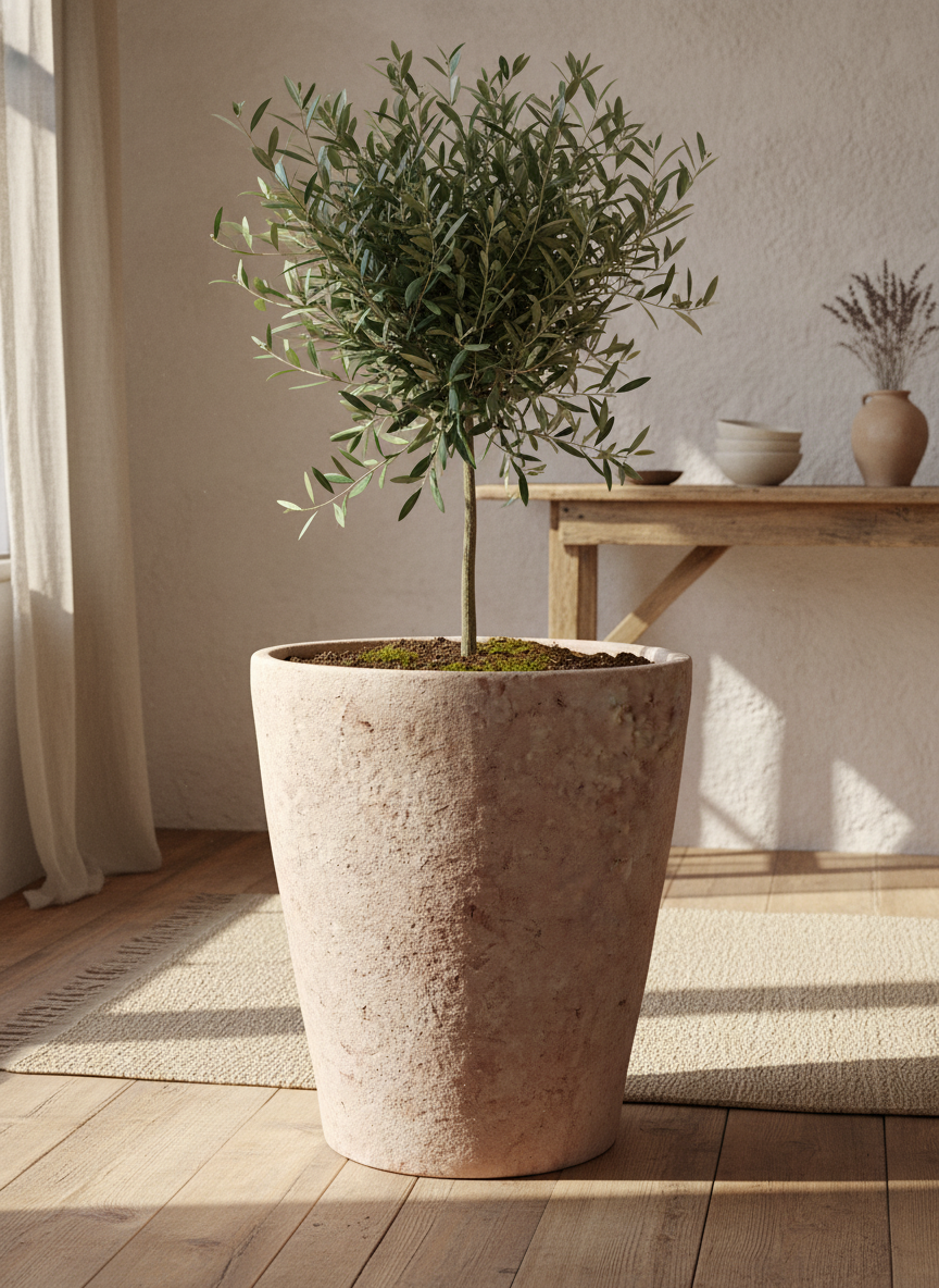 Vaso terracota artesanal  EXC 6, handmade em Portugal, decoração wabi-sabi, farmhouse, Japandi, minimalista, mediterrânica, cottagecore e moderno. Decoração sustentável e design de interiores; design biofílico;