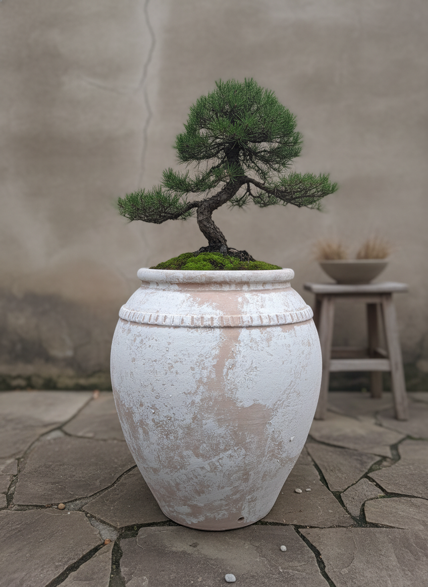 Vaso terracota artesanal Luma B feito à mão em Portugal, decoração wabi-sabi, minimalista, rústica, mediterrânica, cottagecore e farmhouse . Decoração e design de interiores; decoração e design biofílico;