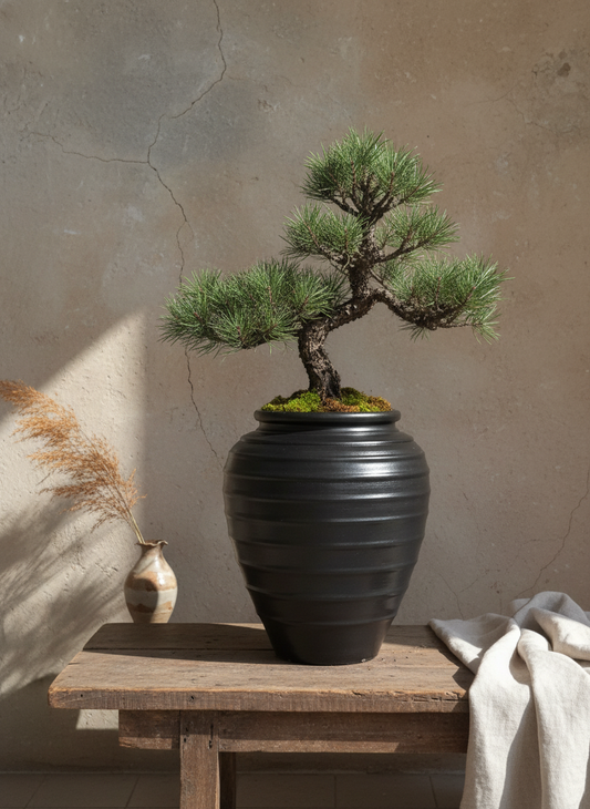 Vaso terracota artesanal Safi D feito à mão Portugal, decoração wabi-sabi, minimalista, rústico, mediterrânico, e outras. Decoração e design de interiores; decoração e design biofílico;