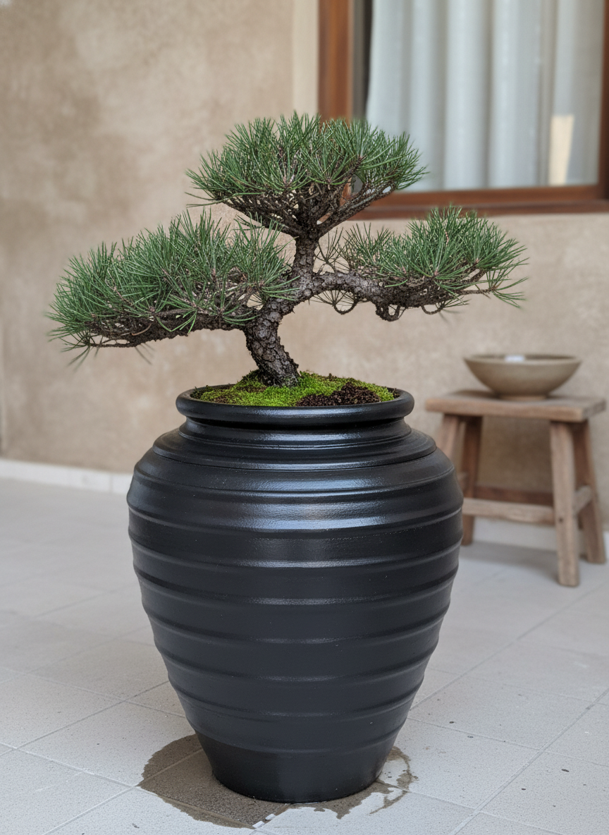 Vaso terracota artesanal Safi D feito à mão Portugal, decoração wabi-sabi, minimalista, rústico, mediterrânico, e outras. Decoração e design de interiores; decoração e design biofílico;