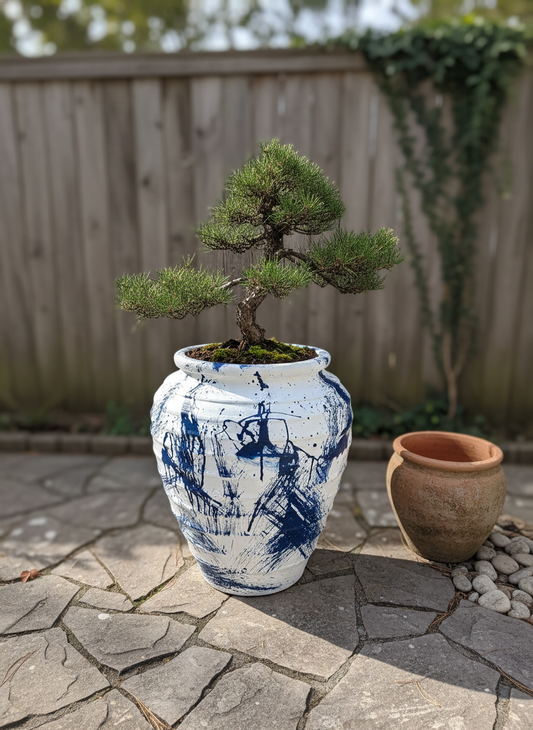 Vaso terracota artesanal Safi B feito à mão Portugal, decoração wabi-sabi, minimalista, rústico, mediterrânico, e outras. Decoração e design de interiores; decoração e design biofílico;